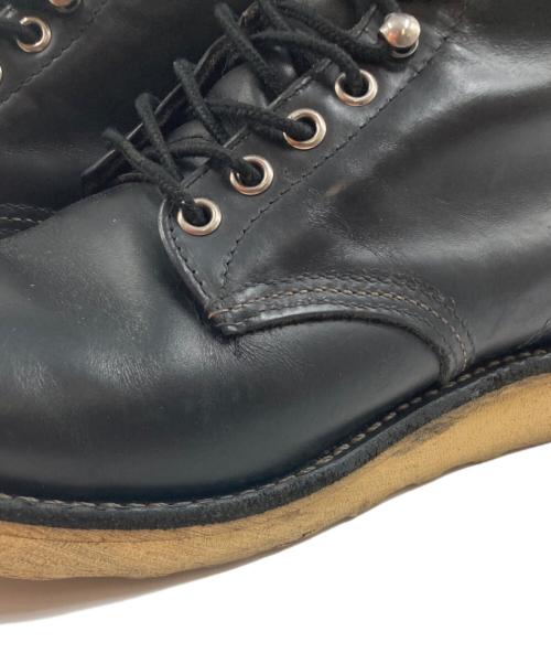 RED WING（レッドウィング）RED WING (レッドウィング) 6インチ クラシックラウンド ブラック サイズ:7 1/2 Dの古着・服飾アイテム