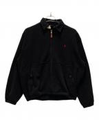 POLO RALPH LAURENポロ・ラルフローレン）の古着「ヴィンテージフリーススイングトップ」｜ブラック