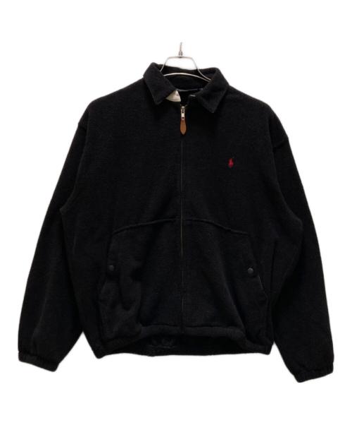 POLO RALPH LAUREN（ポロ・ラルフローレン）POLO RALPH LAUREN (ポロ・ラルフローレン) ヴィンテージフリーススイングトップ ブラック サイズ:Sの古着・服飾アイテム