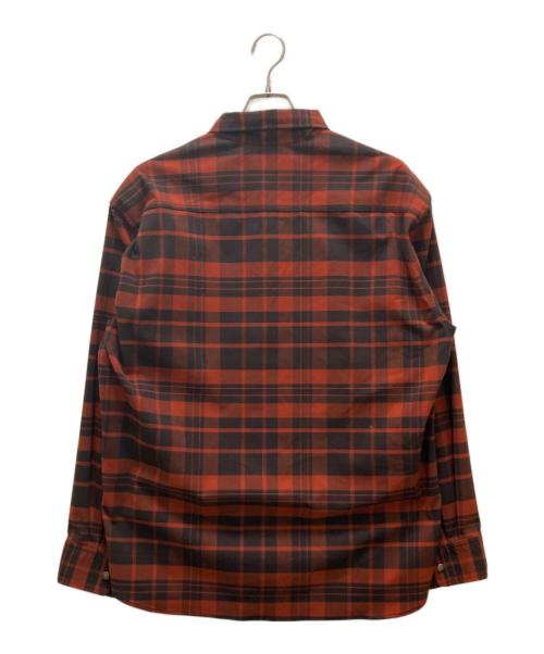 THE NORTH FACE（ザ ノース フェイス）THE NORTH FACE (ザ ノース フェイス) ロングスリーブストレッチフランネルシャツ オレンジ サイズ:XLの古着・服飾アイテム