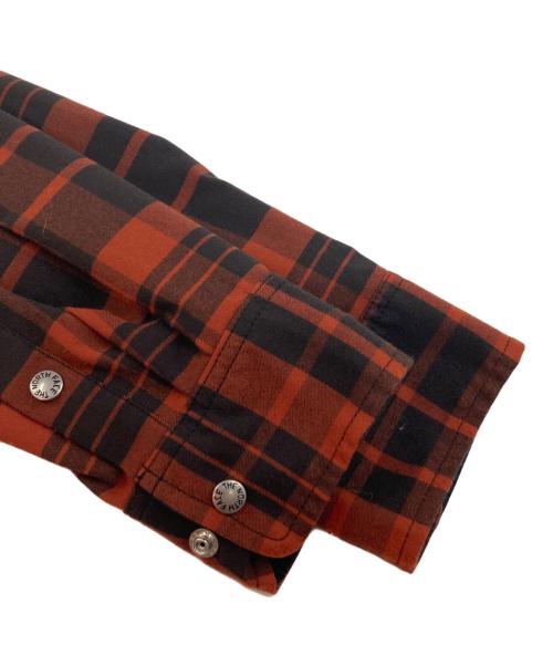 THE NORTH FACE（ザ ノース フェイス）THE NORTH FACE (ザ ノース フェイス) ロングスリーブストレッチフランネルシャツ オレンジ サイズ:XLの古着・服飾アイテム