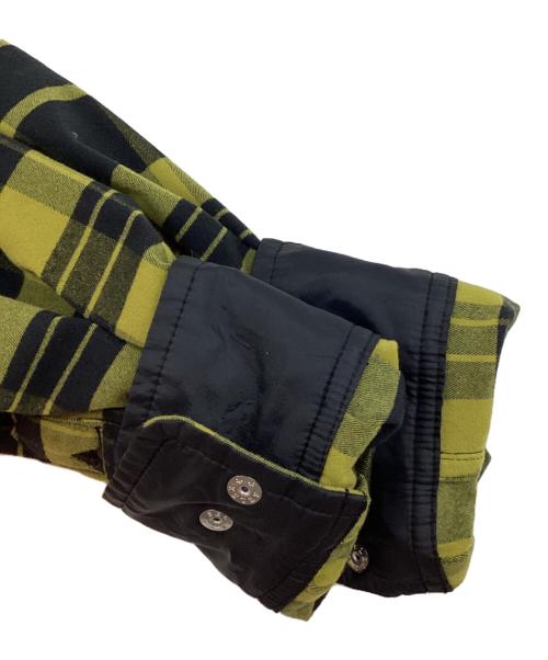 THE NORTH FACE（ザ ノース フェイス）THE NORTH FACE (ザ ノース フェイス) ロングスリーブストレッチフランネルシャツ イエロー サイズ:XLの古着・服飾アイテム