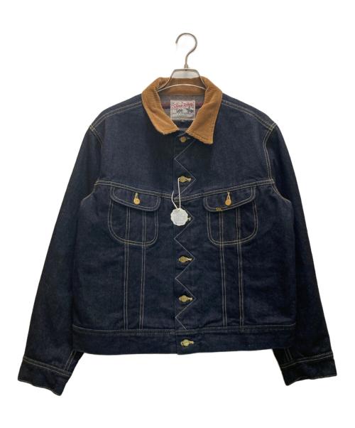 LEE（リー）LEE (リー) 裏ブランケット 襟コーデュロイ トラッカージャケット インディゴ サイズ:ＸＬの古着・服飾アイテム
