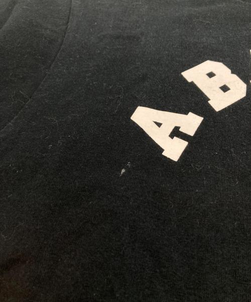 BAPE BY A BATHING APE（ベイプバイアベイシングエイプ）BAPE BY A BATHING APE (ベイプバイアベイシングエイプ) ビッグセンターロゴプリントTシャツ ブラック サイズ:Sの古着・服飾アイテム