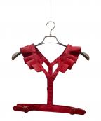 COMME des GARCONS GIRLコムデギャルソンガール）の古着「フェイクレザーハーネスベスト」｜レッド