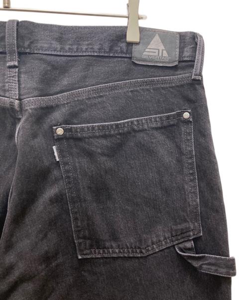 LEVI'S（リーバイス）LEVI'S (リーバイス) シルバータブ バギー カーペンター デニム ブラック サイズ:W36 L30の古着・服飾アイテム
