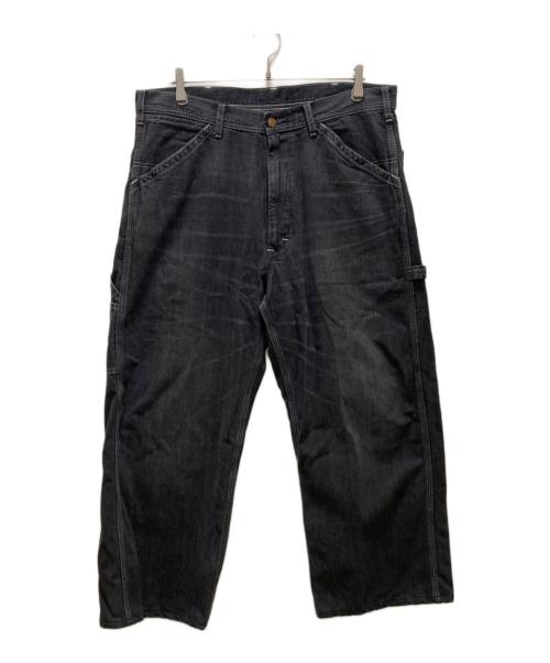 LEE（リー）LEE (リー) ダンガリーズ ペインターパンツ ブラック サイズ:XLの古着・服飾アイテム
