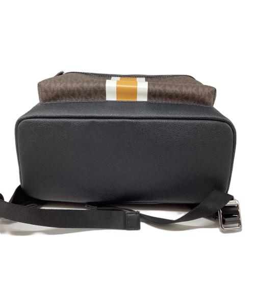 MICHAEL KORS（マイケル・コース）MICHAEL KORS (マイケルコース) シグネチャー ラインデザインリュック ブラウンの古着・服飾アイテム