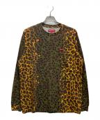 SUPREMEシュプリーム）の古着「レオパードスモールボックスカットソー」｜ブラウン×オレンジ