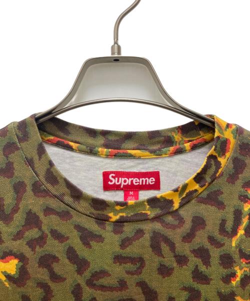 SUPREME（シュプリーム）SUPREME (シュプリーム) レオパードスモールボックスカットソー ブラウン×オレンジ サイズ:Mの古着・服飾アイテム