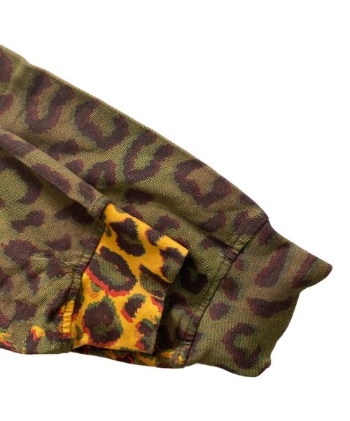 SUPREME（シュプリーム）SUPREME (シュプリーム) レオパードスモールボックスカットソー ブラウン×オレンジ サイズ:Mの古着・服飾アイテム