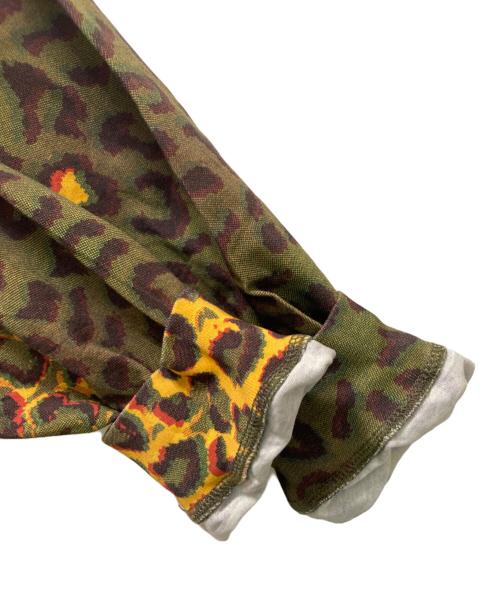 SUPREME（シュプリーム）SUPREME (シュプリーム) レオパードスモールボックスカットソー ブラウン×オレンジ サイズ:Mの古着・服飾アイテム