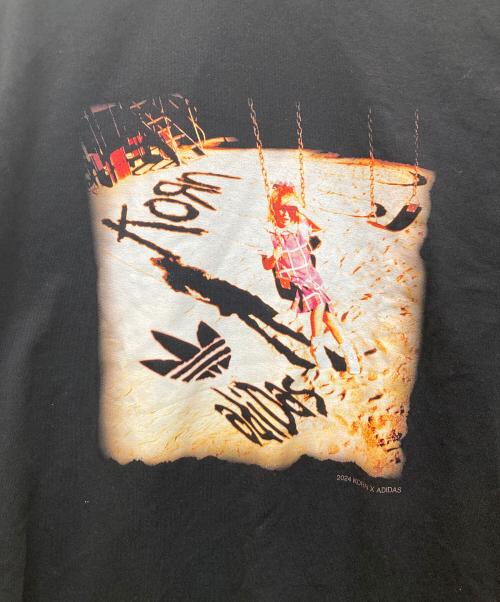 adidas（アディダス）adidas (アディダス) KORN (コーン) コラボグラフィックカットソー ブラック サイズ:2XLの古着・服飾アイテム