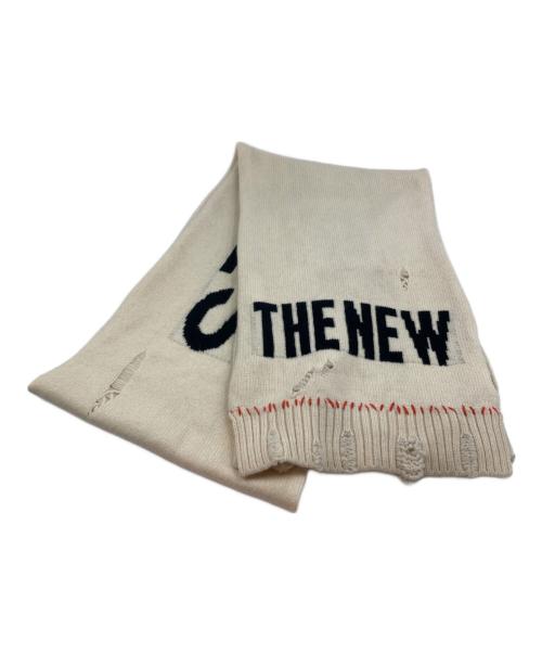 AMBUSH（アンブッシュ）AMBUSH (アンブッシュ) ダメージ加工 HEROES ストール ベージュの古着・服飾アイテム