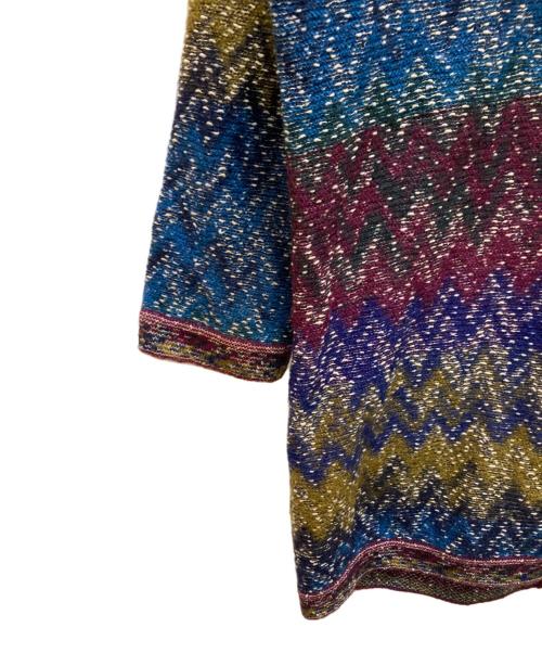 missoni（ミッソーニ）missoni (ミッソーニ) ウールカーディガン マルチカラー サイズ:42の古着・服飾アイテム