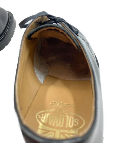 SOLOVAIR（ソロヴェアー）SOLOVAIR (ソロヴェアー) THE 3EVE GIBSON SHOE ブラック サイズ:7の古着・服飾アイテム