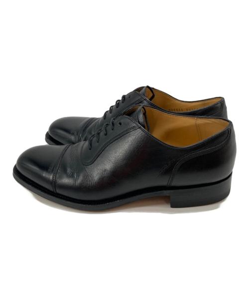 Burberry's（バーバリー）Burberry's (バーバリーズ) 内羽根ストレートチップシューズ ブラック サイズ:25の古着・服飾アイテム