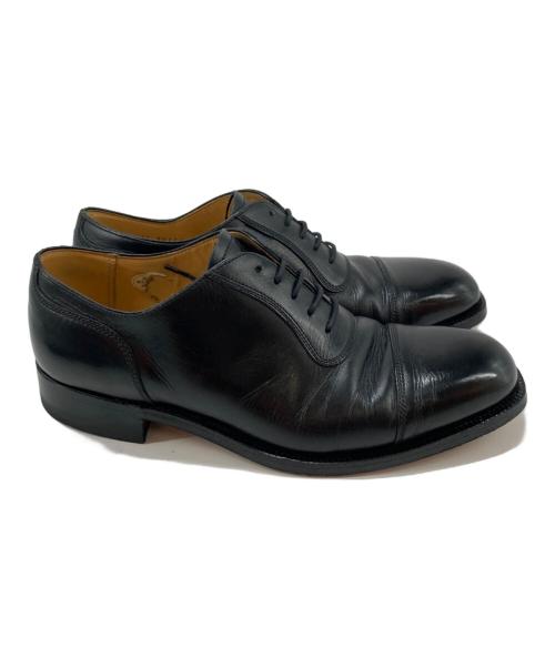 Burberry's（バーバリー）Burberry's (バーバリーズ) 内羽根ストレートチップシューズ ブラック サイズ:25の古着・服飾アイテム