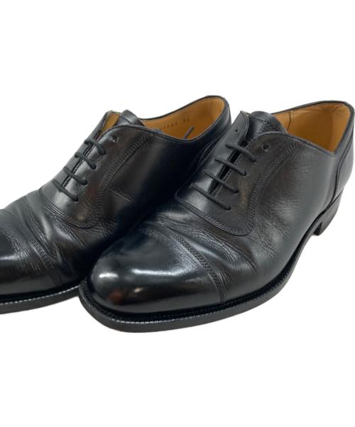 Burberry's（バーバリー）Burberry's (バーバリーズ) 内羽根ストレートチップシューズ ブラック サイズ:25の古着・服飾アイテム