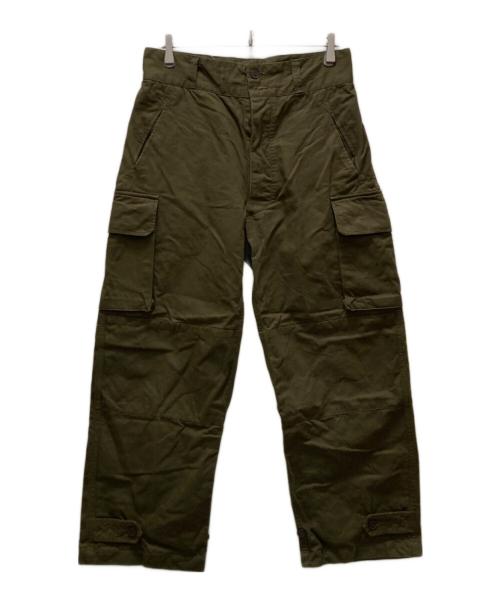 HOUSTON（ヒューストン）HOUSTON (ヒューストン) フランス軍M47パンツ グリーン サイズ:Mの古着・服飾アイテム