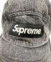 中古・古着 SUPREME (シュプリーム) ウォッシュブラックデニムキャップ ブラック：8000円