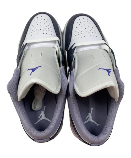 NIKE（ナイキ）NIKE (ナイキ) エアジョーダン１ロウ ホワイト×パープル サイズ:26.5 未使用品の古着・服飾アイテム