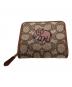 COACH（コーチ）の古着「エレファント刺繍2つ折り財布」｜ブラウン