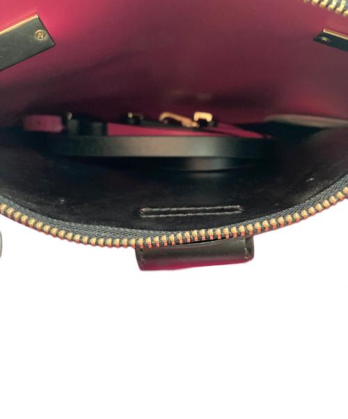 Kate Spade（ケイトスペード）Kate Spade (ケイトスペード) 2WAYトートバッグ ブラック×ピンクの古着・服飾アイテム