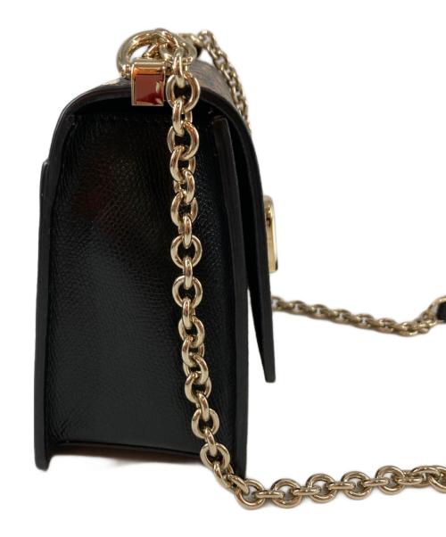 FURLA（フルラ）FURLA (フルラ) レオパード 2WAYターンロックショルダーバッグ ブラウン×ブラックの古着・服飾アイテム