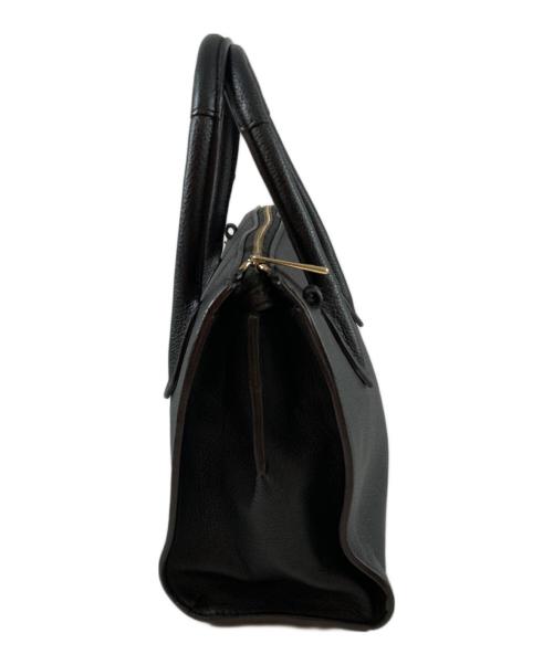 FURLA（フルラ）FURLA (フルラ) 2WAYレザーハンドバッグ ブラックの古着・服飾アイテム