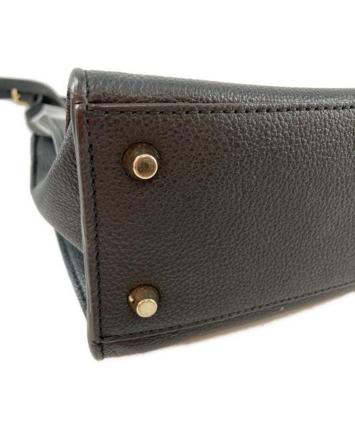 FURLA（フルラ）FURLA (フルラ) 2WAYレザーハンドバッグ ブラックの古着・服飾アイテム