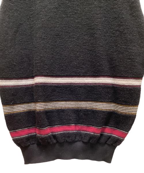 KENZO GOLF（ケンゾー ゴルフ）KENZO GOLF (ケンゾー ゴルフ) ヴィンテージロゴニット ブラック×グレー サイズ:4の古着・服飾アイテム