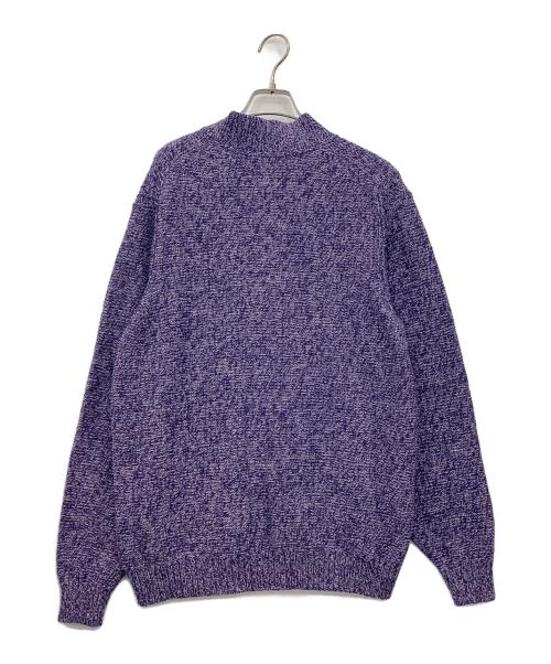 Paul Stuart（ポールスチュアート）Paul Stuart (ポールスチュアート) スタンドカラーカーディガン ブルー サイズ:LLの古着・服飾アイテム