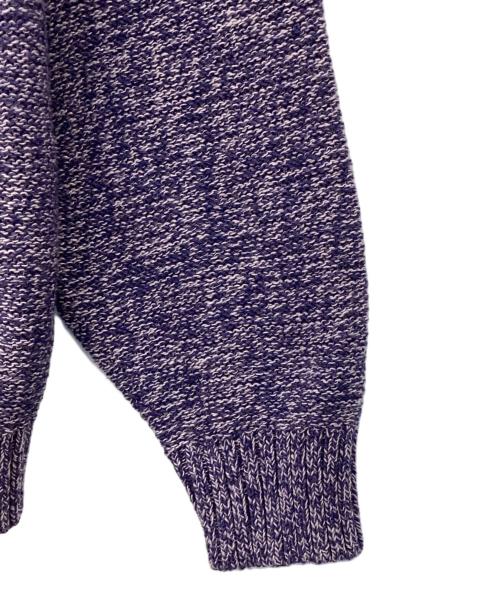 Paul Stuart（ポールスチュアート）Paul Stuart (ポールスチュアート) スタンドカラーカーディガン ブルー サイズ:LLの古着・服飾アイテム