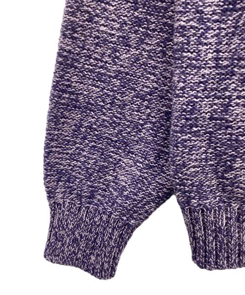 Paul Stuart（ポールスチュアート）Paul Stuart (ポールスチュアート) スタンドカラーカーディガン ブルー サイズ:LLの古着・服飾アイテム