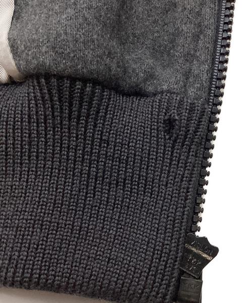 KENZO GOLF（ケンゾー ゴルフ）KENZO GOLF (ケンゾー ゴルフ) ヴィンテージニット切替ブルゾン グレー サイズ:4の古着・服飾アイテム