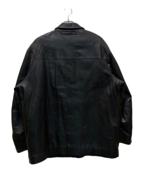 NAUTICA（ノーティカ）NAUTICA (ノーティカ) ヴィンテージカウレザージャケット ブラック サイズ:42の古着・服飾アイテム