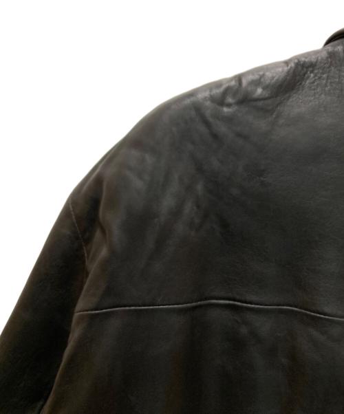 NAUTICA（ノーティカ）NAUTICA (ノーティカ) ヴィンテージカウレザージャケット ブラック サイズ:42の古着・服飾アイテム