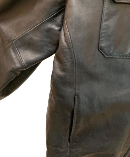 NAUTICA（ノーティカ）NAUTICA (ノーティカ) ヴィンテージカウレザージャケット ブラック サイズ:42の古着・服飾アイテム