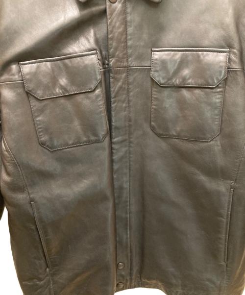 NAUTICA（ノーティカ）NAUTICA (ノーティカ) ヴィンテージカウレザージャケット ブラック サイズ:42の古着・服飾アイテム