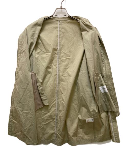 HUMAN WOMAN（ヒューマンウーマン）HUMAN WOMAN (ヒューマンウーマン) コットンナイロンダンプスタンドカラーコート カーキ サイズ:Mの古着・服飾アイテム