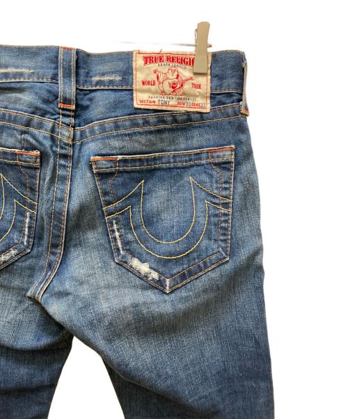 TRUE RELIGION（トゥルー レリジョン）TRUE RELIGION (トゥルー レリジョン) TONY フレアブーツカットデニムパンツ インディゴ サイズ:SIZE 30 33の古着・服飾アイテム