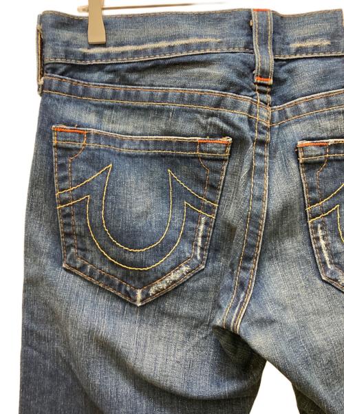 TRUE RELIGION（トゥルー レリジョン）TRUE RELIGION (トゥルー レリジョン) TONY フレアブーツカットデニムパンツ インディゴ サイズ:SIZE 30 33の古着・服飾アイテム