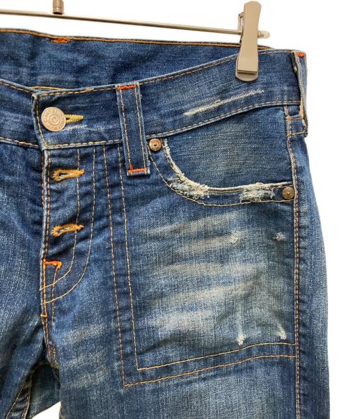 TRUE RELIGION（トゥルー レリジョン）TRUE RELIGION (トゥルー レリジョン) TONY フレアブーツカットデニムパンツ インディゴ サイズ:SIZE 30 33の古着・服飾アイテム