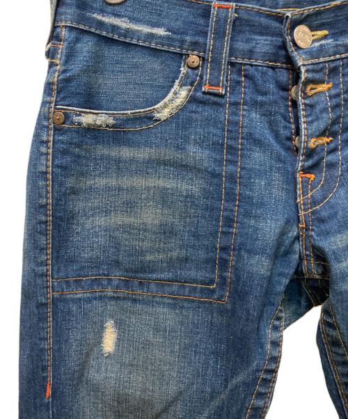 TRUE RELIGION（トゥルー レリジョン）TRUE RELIGION (トゥルー レリジョン) TONY フレアブーツカットデニムパンツ インディゴ サイズ:SIZE 30 33の古着・服飾アイテム