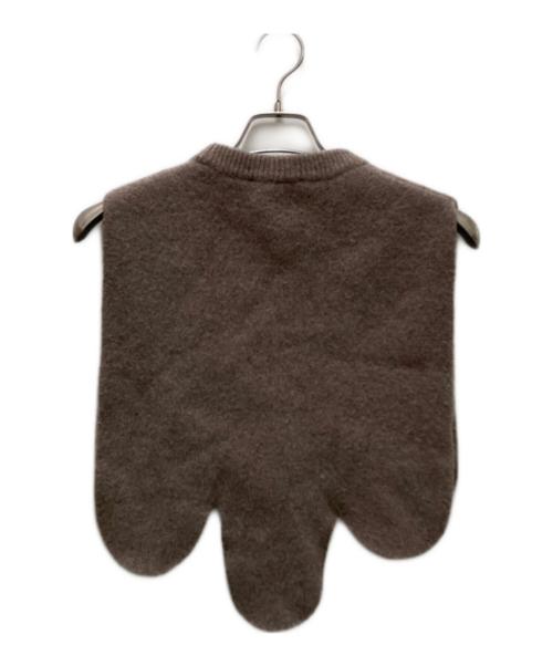 ENFOLD（エンフォルド）ENFOLD (エンフォルド) 圧縮ウールドロップベスト ブラウン サイズ:38の古着・服飾アイテム