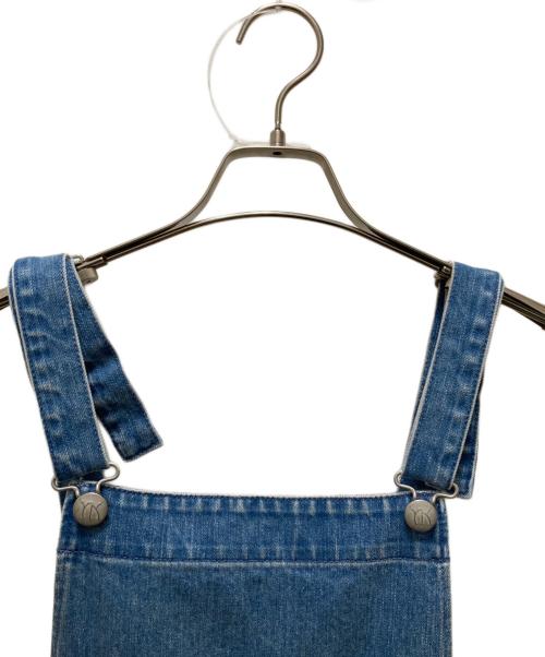 YANUK（ヤヌーク）YANUK (ヤヌーク) 金子綾 (カネコアヤ) コラボデニムオーバーオール インディゴ サイズ:25の古着・服飾アイテム