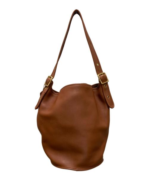 COACH（コーチ）COACH (コーチ) ヴィンテージバケツ型ショルダーバッグ ブラウンの古着・服飾アイテム