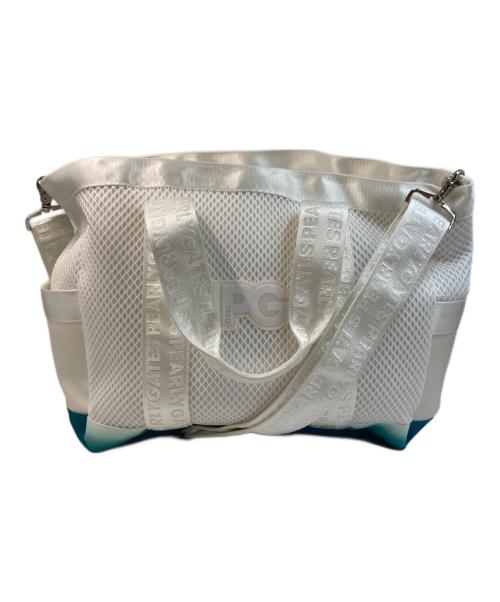 PEARLY GATES（パーリーゲイツ）PEARLY GATES (パーリーゲイツ) UNDYED ロッカーバッグ ＜グラデーションシリーズ＞ ホワイトの古着・服飾アイテム