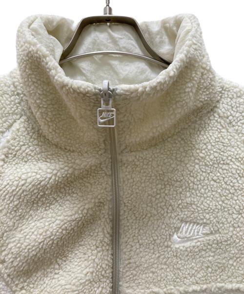 NIKE（ナイキ）NIKE (ナイキ) ビッグスウッシュフルジップジャケット ホワイト サイズ:Mの古着・服飾アイテム